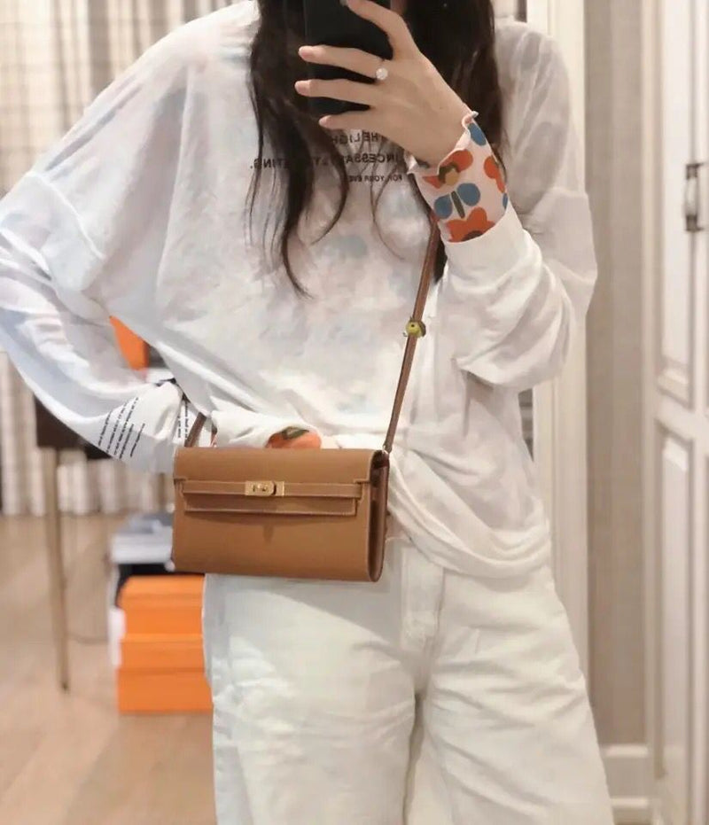 New Fashion Genuine Leather Women's Bag High Quality Shoulder Crossbody Small Bags S4457984 - Tuzzut.com Qatar Online Shopping