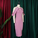 Women's Off Shoulder Bodycon Dress   B67092 - TUZZUT Qatar Online Shopping