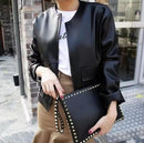 Leather Rivet Black Envelope Female Shoulder Bags S4354524 - TUZZUT Qatar Online Shopping