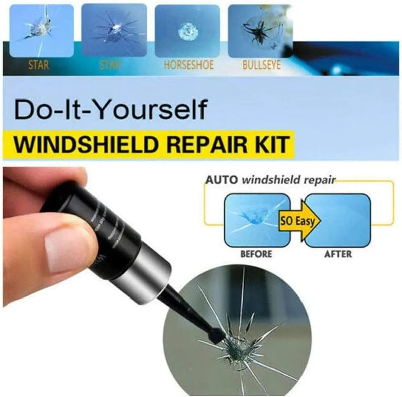 Car Windshield DIY Repair Tool Windshield Crack Repair Kit Auto Glass - Tuzzut.com Qatar Online Shopping