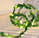 500cm Artificial Greenery Flower String Lights Battery Operated Decor S2490970 - TUZZUT Qatar Online Shopping