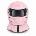 Ivory Padded Winter Hood with Detachable Tinted Visor