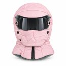 Ivory Padded Winter Hood with Detachable Tinted Visor
