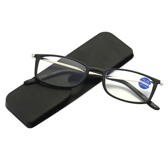 Black Reading Glass +2.00 RG04