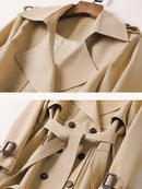 Women's Trenchcoat L 363596 - TUZZUT Qatar Online Shopping