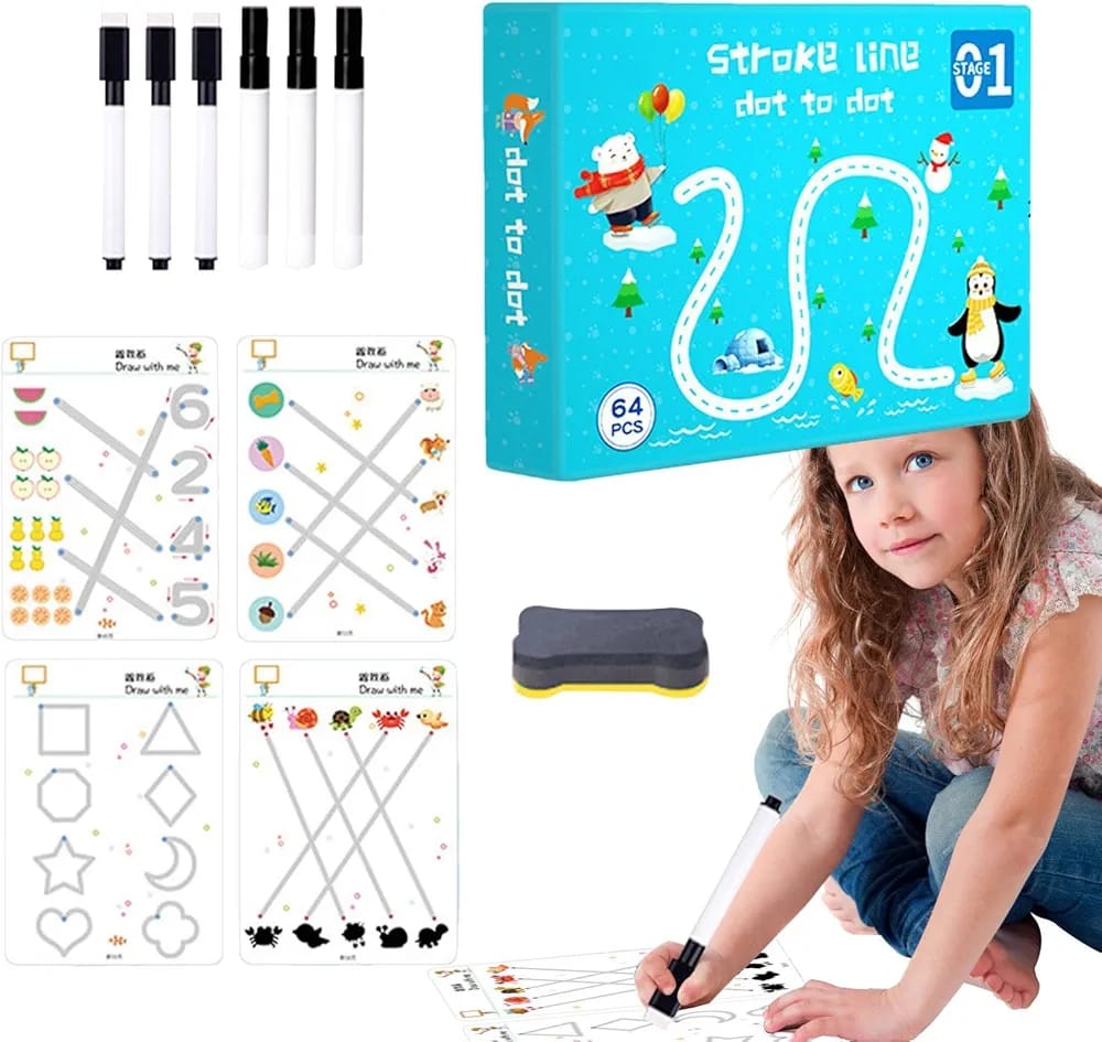 Stroke Line Dot To Dot 64PCS Stroke Line Dot To Dot 64PCS