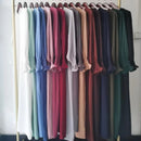 Women's Long Sleeve Solid Color Jalabiya 491063 - TUZZUT Qatar Online Shopping