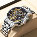 Men's Analogue Quartz Watch Diamond Stainless Watch W528467 - TUZZUT Qatar Online Shopping