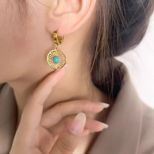 Women’s Fashion Earrings 57276 - TUZZUT Qatar Online Shopping