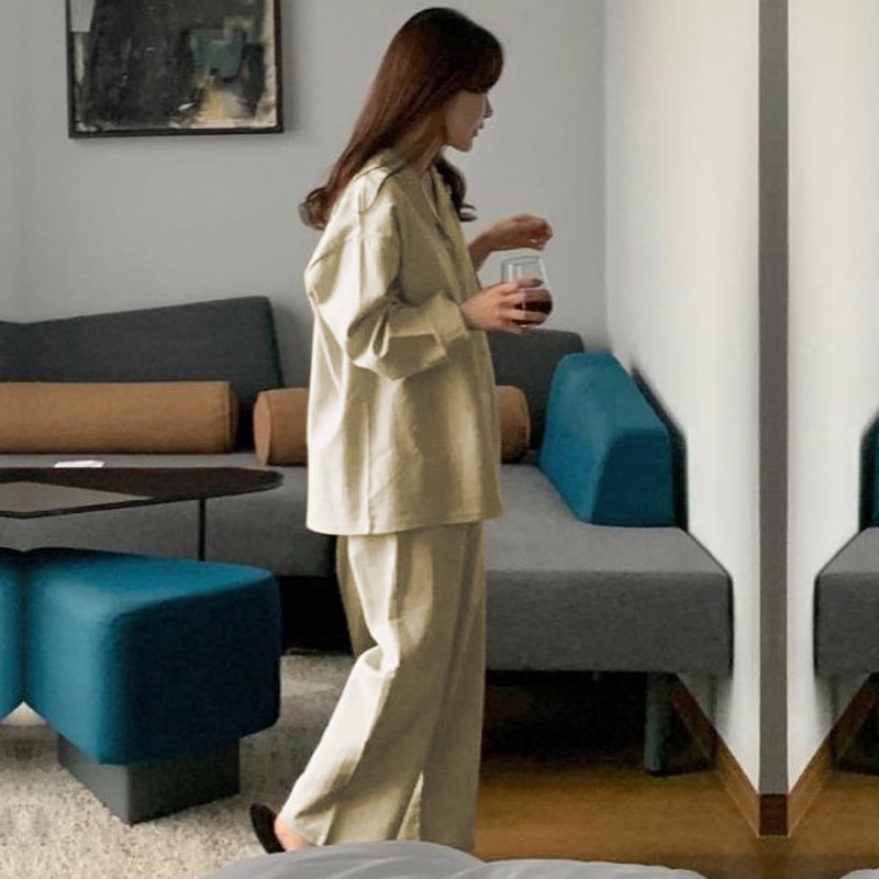 Women's 2 Pcs Long Sleeve Loungewear 560961 M Women's 2 Pcs Long Sleeve Loungewear 560961 M