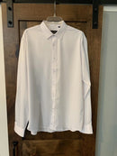 Women Casual Long Sleeve Loose Plus Size Blouse White Shirt S125476 - TUZZUT Qatar Online Shopping