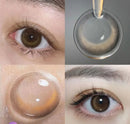 Unibling Halfmoon Gloss Contact Lenses for Eyes (1 Pair) - TUZZUT Qatar Online Shopping
