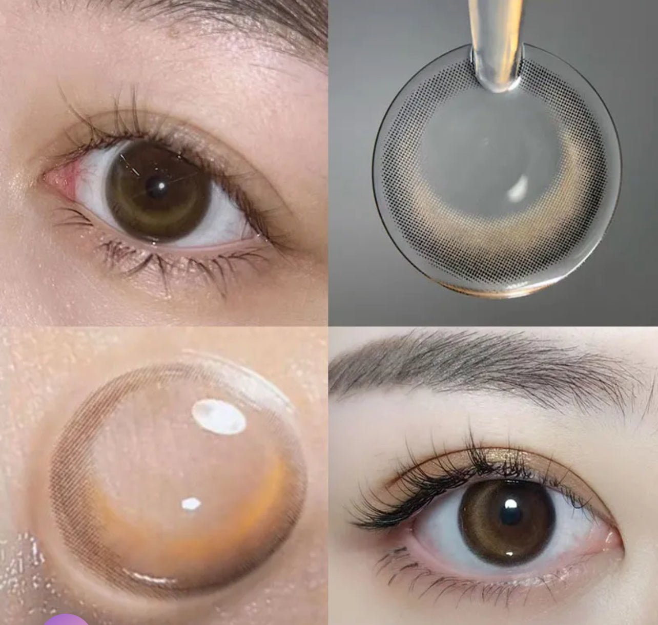 Unibling Halfmoon Gloss Contact Lenses for Eyes (1 Pair) Unibling Halfmoon Gloss Contact Lenses for Eyes (1 Pair)