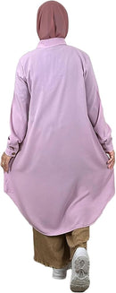 Muslim Long Shirts Button Tops   B15652 - TUZZUT Qatar Online Shopping