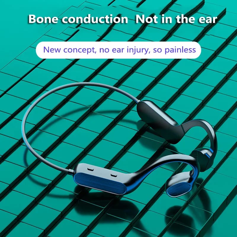 Bone Conduction Wireless Earphones G200 Bluetooth 5.0 In- Ear Stereo Headset Open Waterproof Sweatproof Sports Headphone With Mic X3029034 - Tuzzut.com Qatar Online Shopping