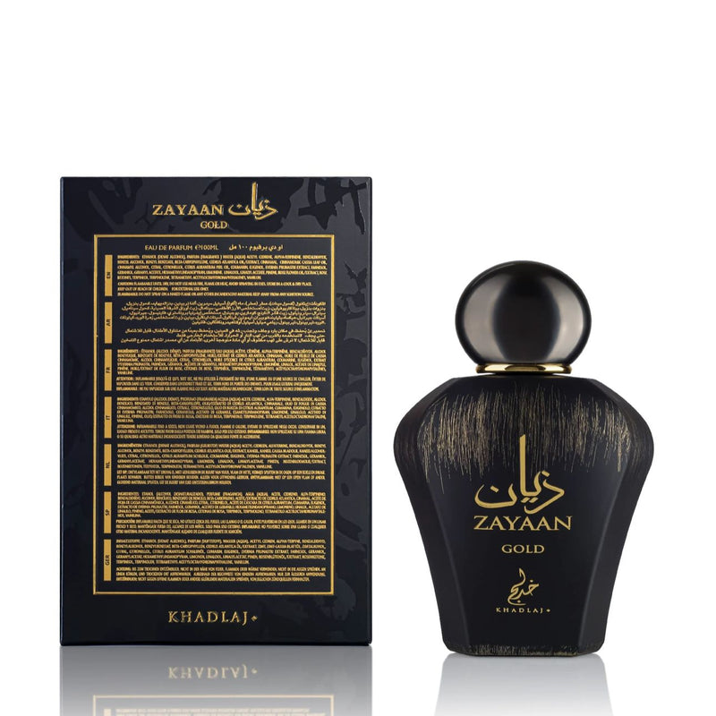 Khadlaj Zayaan Gold  EDP Parfum For Men 100 - ml - TUZZUT Qatar Online Shopping