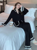 2 Pcs Women 's Long Sleeve Sleep Set S 532941 - TUZZUT Qatar Online Shopping