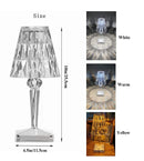 Diamond Table Lamp USB Charging Touch Lamp S3588465 - TUZZUT Qatar Online Shopping