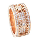 Unique Fashionable Hand-made Mechanical Gear Ring With Crystal Diamond for Men and Women - Tuzzut.com Qatar Online Shopping