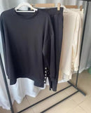 2 Piece Sets Women's Pants Set Men's Round Neck Sports Blouses Tops Long Pants Straight Jogger Pants Pant Matching Sets    B235766 - TUZZUT Qatar Online Shopping