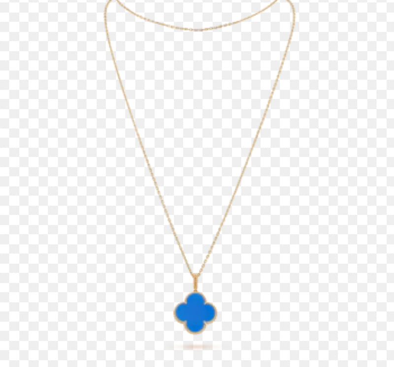Flower Necklace Pretty Design Long Chain Simple Design Necklace W10182 - TUZZUT Qatar Online Shopping