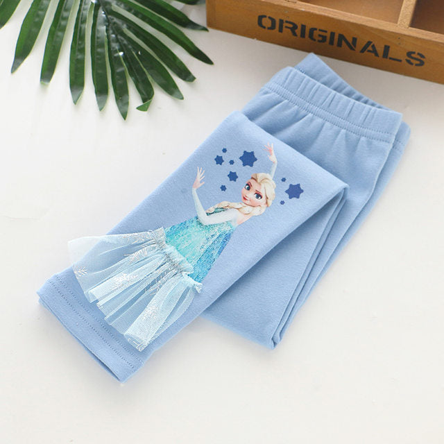 Disney Girls Pants Cotton for Children Frozen Elsa Spring Baby Girl 1533552 Disney Girls Pants Cotton for Children Frozen Elsa Spring Baby Girl 1533552