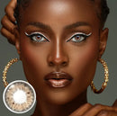 Unibling Iffy Brown Contact Lenses for Eyes (1 Pair) - TUZZUT Qatar Online Shopping