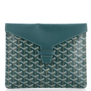 Canvas and Leather Clutc Envelope Pouch   660290 - TUZZUT Qatar Online Shopping