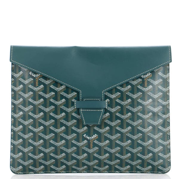 Canvas and Leather Clutc Envelope Pouch   660290 - TUZZUT Qatar Online Shopping