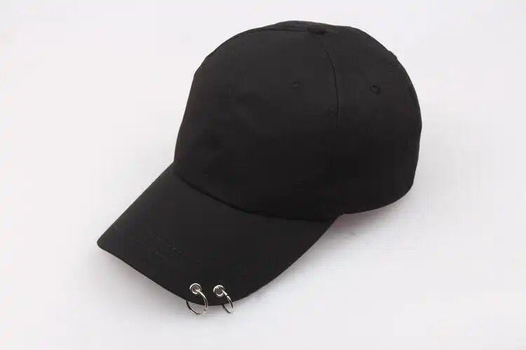High Quality Adjustable Baseball Hat with ring Outdoor Sports Sun Cap for Women Men Fashion Snapback Hat S208023 - Tuzzut.com Qatar Online Shopping