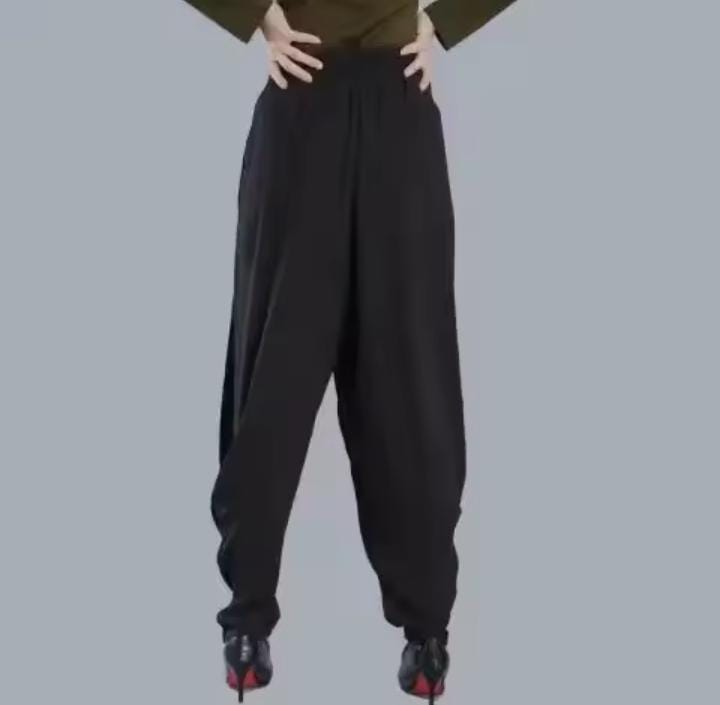 Women's Casual Loose High Waist Long Trousers B976049 Women's Casual Loose High Waist Long Trousers B976049