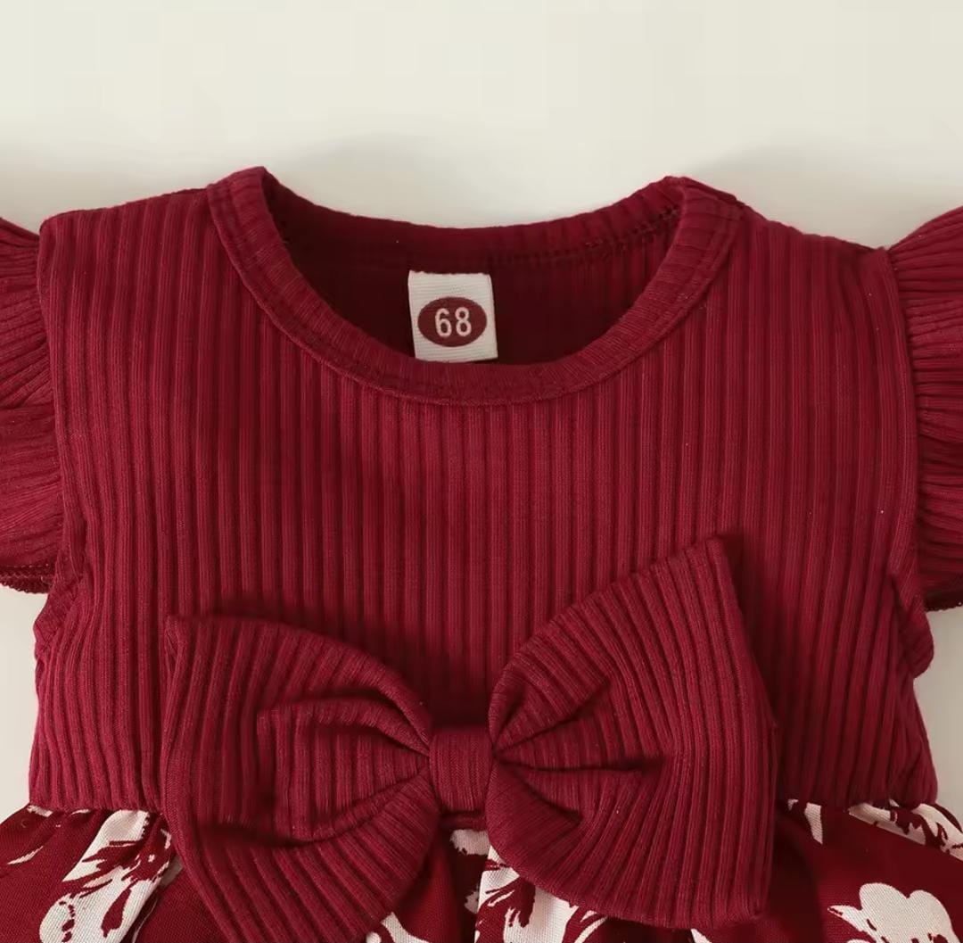 Baby Girl 2-Piece Summer Floral Dress With Headband 1269199 Baby Girl 2-Piece Summer Floral Dress With Headband 1269199