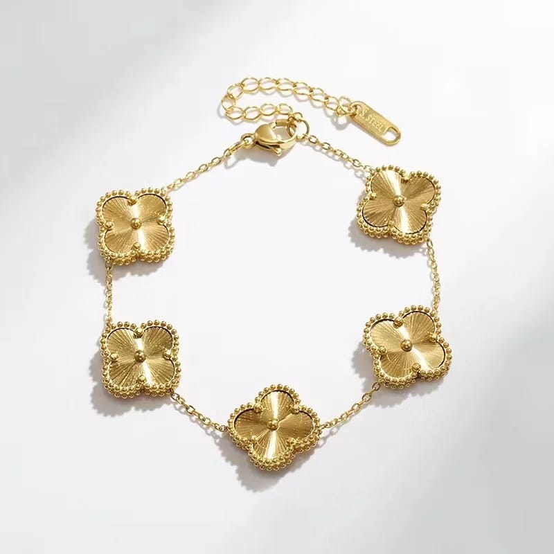 New Design Gold Plated Titanium Steel Bracelet Model-11 New Design Gold Plated Titanium Steel Bracelet Model-11