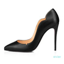 Women's Elegant & Sexy Pointed Toe Slip on Pumps Stiletto High Heels   B02875 - TUZZUT Qatar Online Shopping