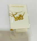 Date Of Birth Number Necklace for Women S2179757 - TUZZUT Qatar Online Shopping