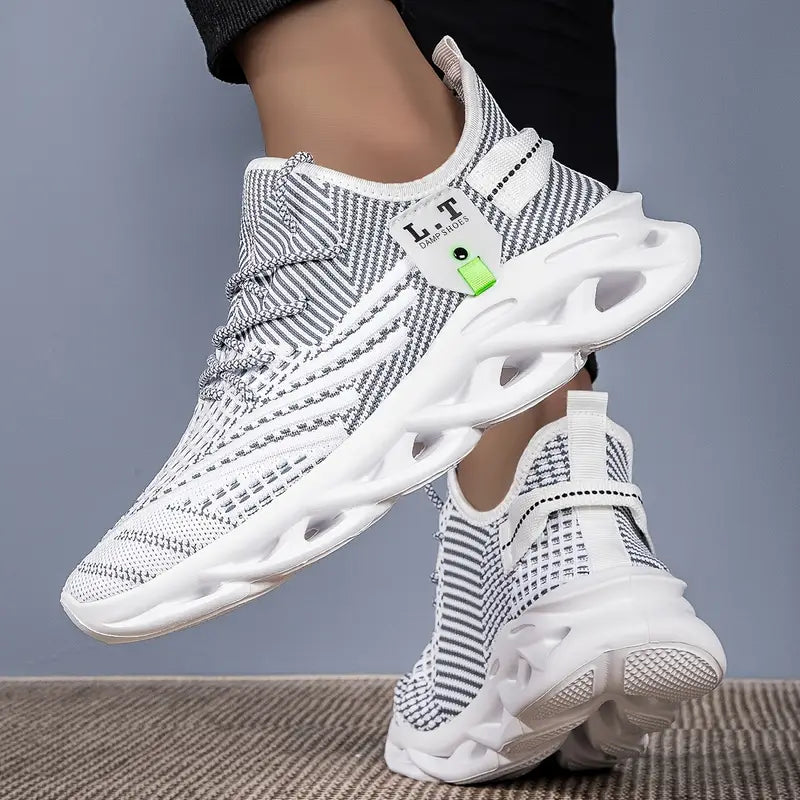 Lightweight Knit Slip-On Sneakers 4005