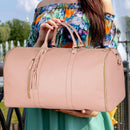 Large PU Leather Duffle Bag for Travel WZ2951605 - TUZZUT Qatar Online Shopping