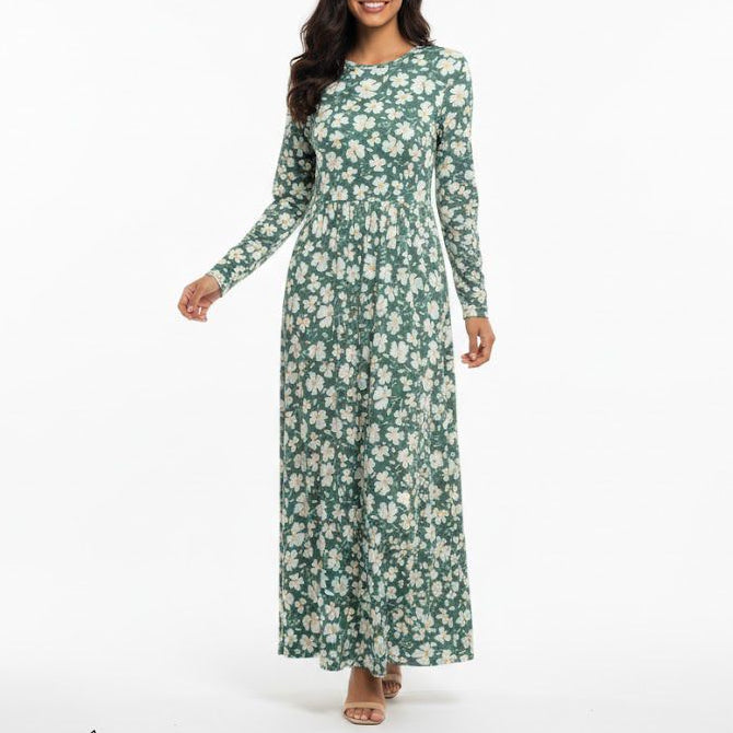 Women's New Trendy Long Dress B1152478 - TUZZUT Qatar Online Shopping