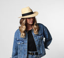 Summer Straw Hat Wide-brimmed Outdoor Sun Visor Beach Hat S751669 - TUZZUT Qatar Online Shopping