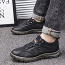 Mens Leather Sports Shoes Casual Genuine Leather Sneaker Sports Shoes 39 - Tuzzut.com Qatar Online Shopping