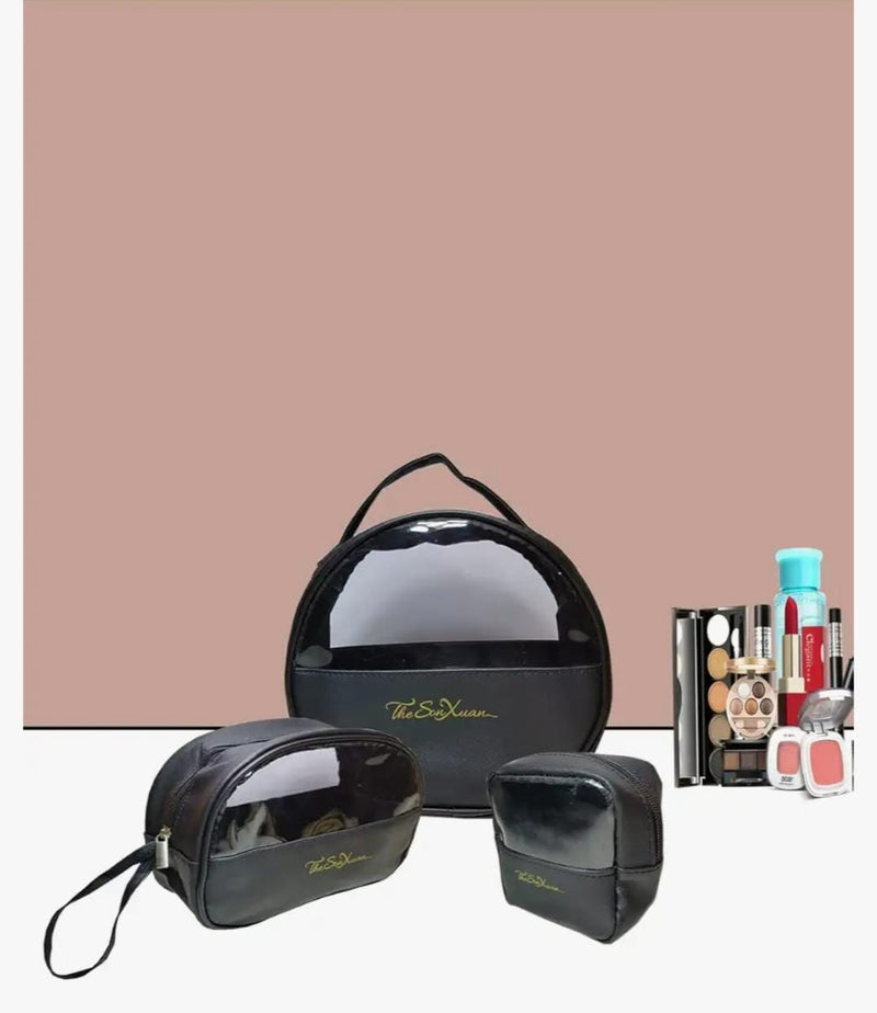 Lightweight PU Leather Travel Toiletry Bag    S5119324 - TUZZUT Qatar Online Shopping