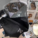 2 Pcs Women's Short Sleeve Letter/Number Shorts Set L 425598 - TUZZUT Qatar Online Shopping