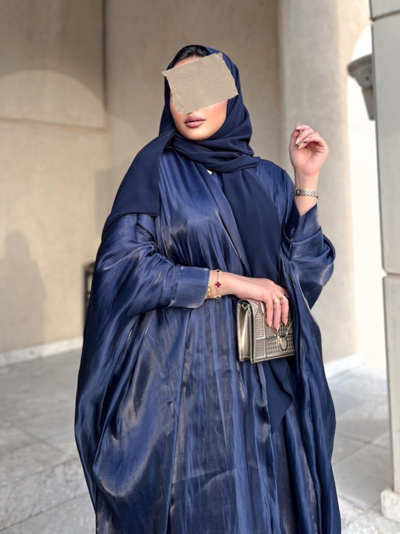 Women's Long Sleeve Solid Color Abaya - 511639
