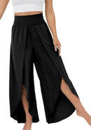 Fashion Slim High Waist Open High Fork Pants   B88287 - TUZZUT Qatar Online Shopping