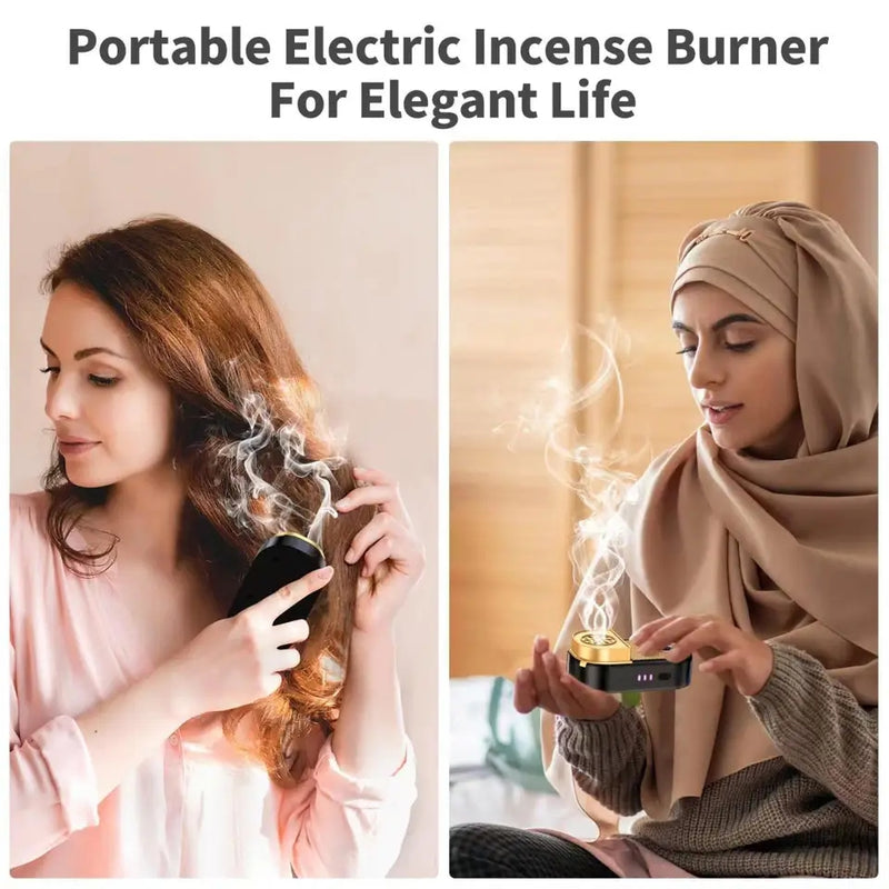 Smart Bukhoor Electric Bakhoor Incense Burner For Hair Clothes - Tuzzut.com Qatar Online Shopping