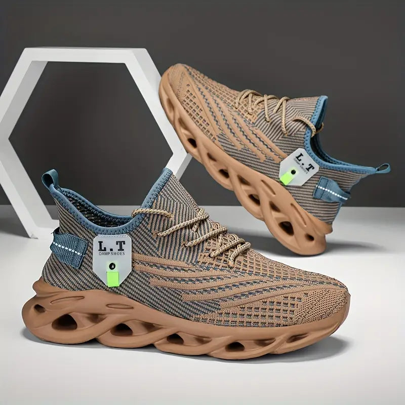 Breathable Lace Up Non-Slip Shoes 7509 - TUZZUT Qatar Online Shopping