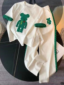 Women's Casual Sports Suit Fashion Two-piece Set   434353 - TUZZUT Qatar Online Shopping