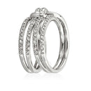 Lifelong Clear Crystal Silver Finger Ring 5402449 - TUZZUT Qatar Online Shopping