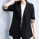 Women's Casual Coat Long Sleeve Jacket   593811 - TUZZUT Qatar Online Shopping
