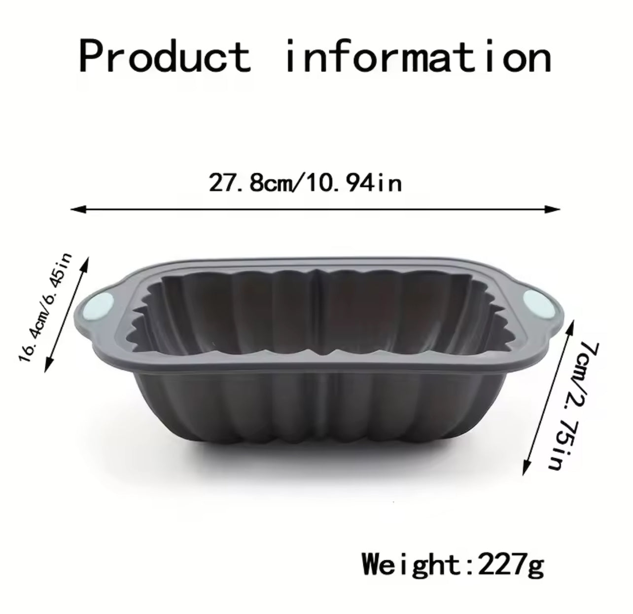 1pc Silicone Toast Cake Pans S4582498 1pc Silicone Toast Cake Pans S4582498